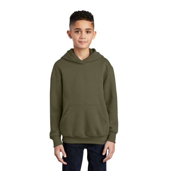 Port & Company - Youth Core Fleece Pullover Hooded Sweatshirt