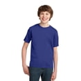 thumbnail image 1 of Port & Company Youth Cotton Essential T-Shirt. Deep Marine. XS., 1 of 4