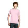 thumbnail image 1 of Port & Company Youth Cotton Essential T-Shirt. Pale Pink. XL., 1 of 3