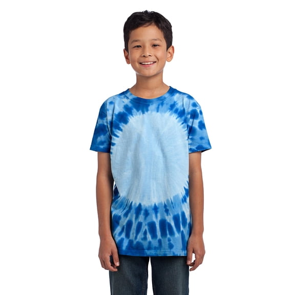 Port & Company - Youth Window Tie-Dye Tee Pc149y - Royal - S