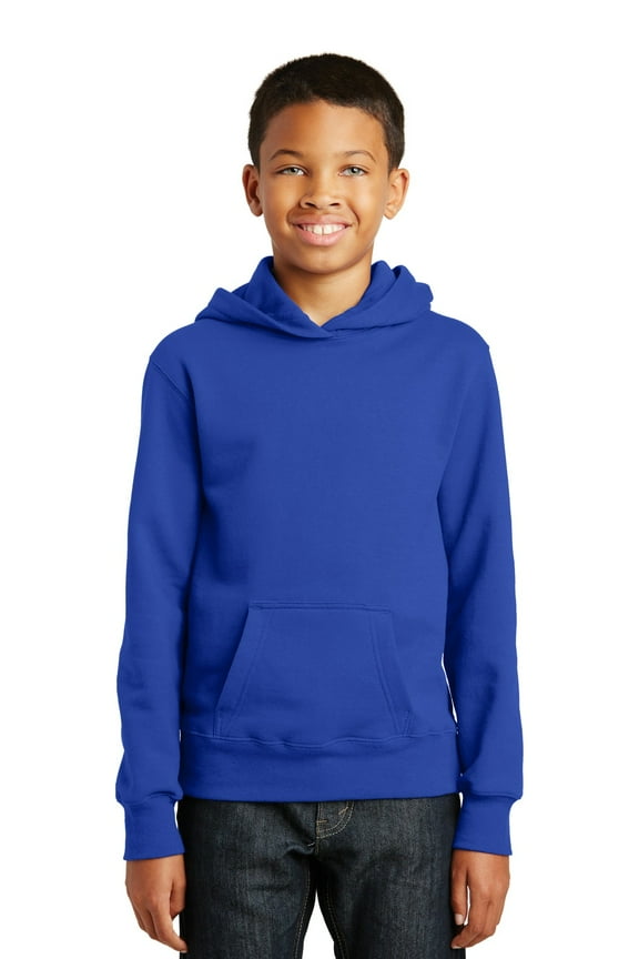 mpany Youth Fan Favorite Fleece Pullover Hooded Sweatshirt-XL (True Royal)