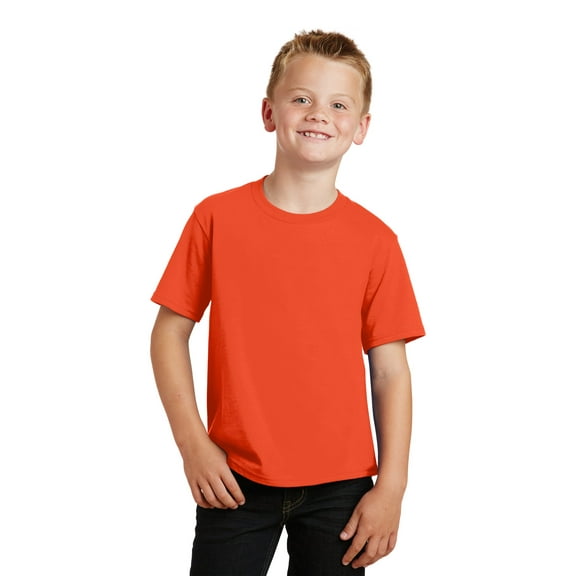 Port & Company Youth Fan Favorite Tee-S (Orange)