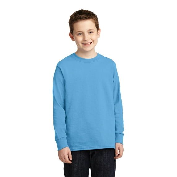 Port & Company Youth Long Sleeve Core Cotton T-Shirt PC54YLS
