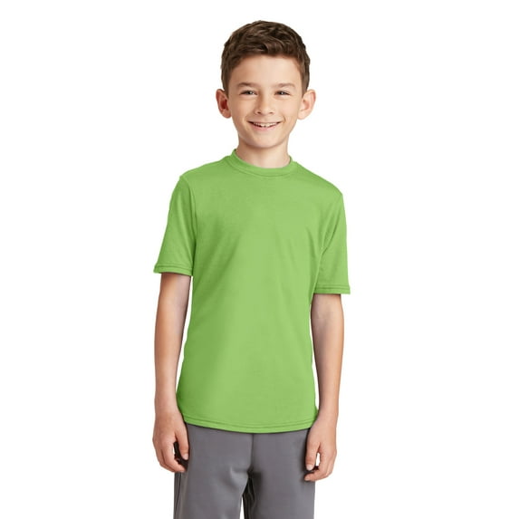 Port & Company Youth Performance Blend Tee-S (Lime)