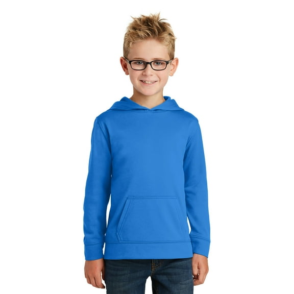Port & Company Youth Performance Fleece Pullover Hooded Sweatshirt. PC590YH