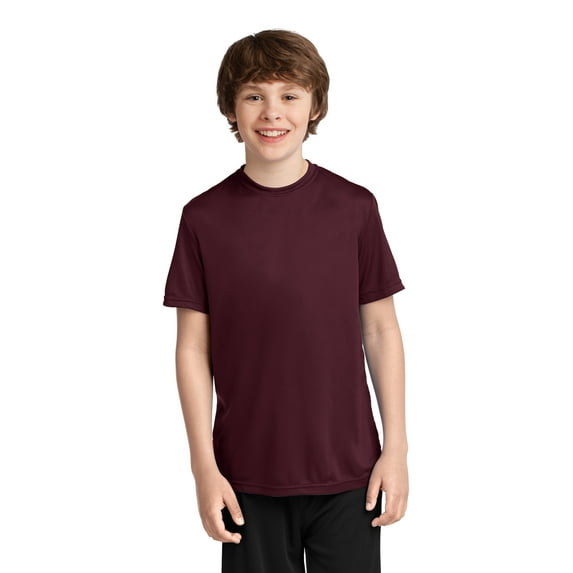 Port Company Youth Performance Tee-M (Athletic Maroon)