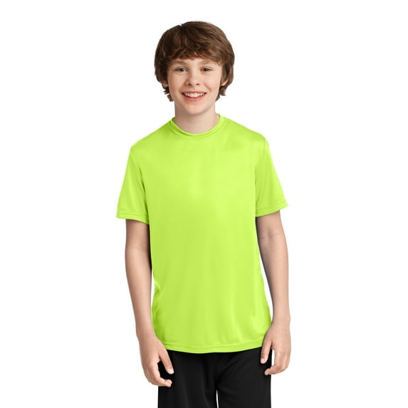 Port & Company Youth Performance Tee-S (Neon Yellow)