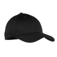 thumbnail image 1 of Port & Company Youth Six Panel Twill Cap-One Size (Black), 1 of 5