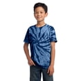 thumbnail image 1 of Port & Company Youth Tie-Dye Tee. Navy. L., 1 of 1