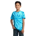 thumbnail image 1 of Port & Company Youth Tie-Dye Tee. Turquoise. XS., 1 of 1