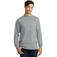 thumbnail image 1 of Port & Company y Men's Mock Turtleneck Long Sleeve T-Shirt, 1 of 2