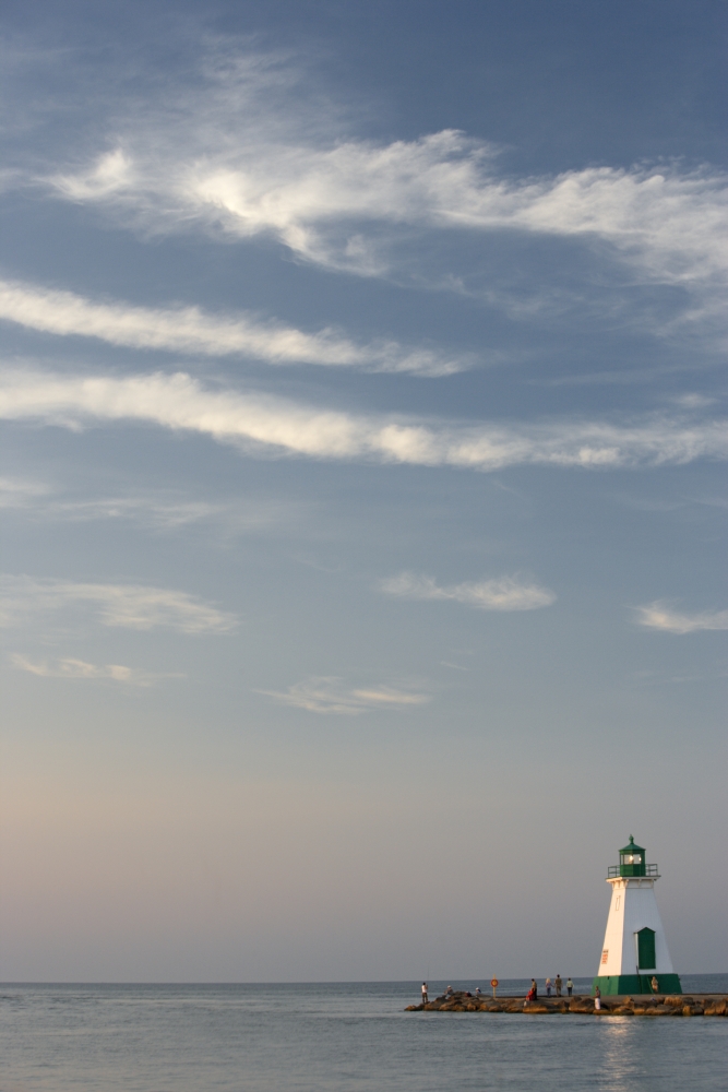 Port Dalhousie Harbour - St Catharines Ontario Canada Canvas Art - Darwin Wiggett Design Pics (11 x 17)