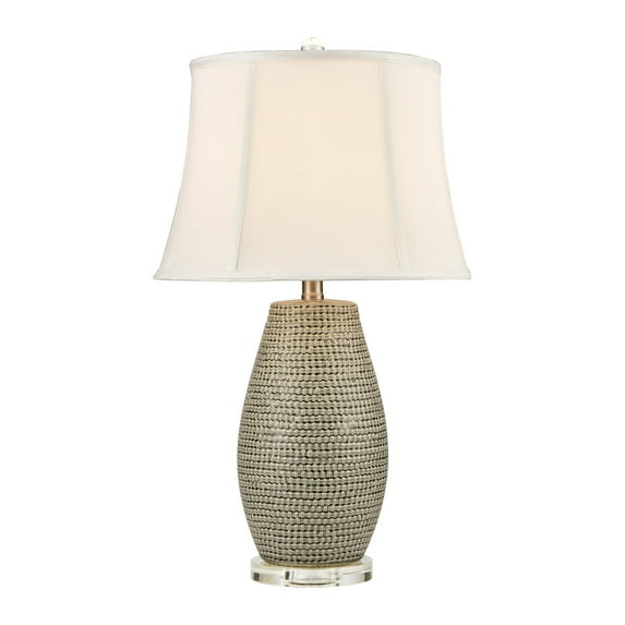 Port Lewick 27'' High 1-Light Table Lamp - Gray