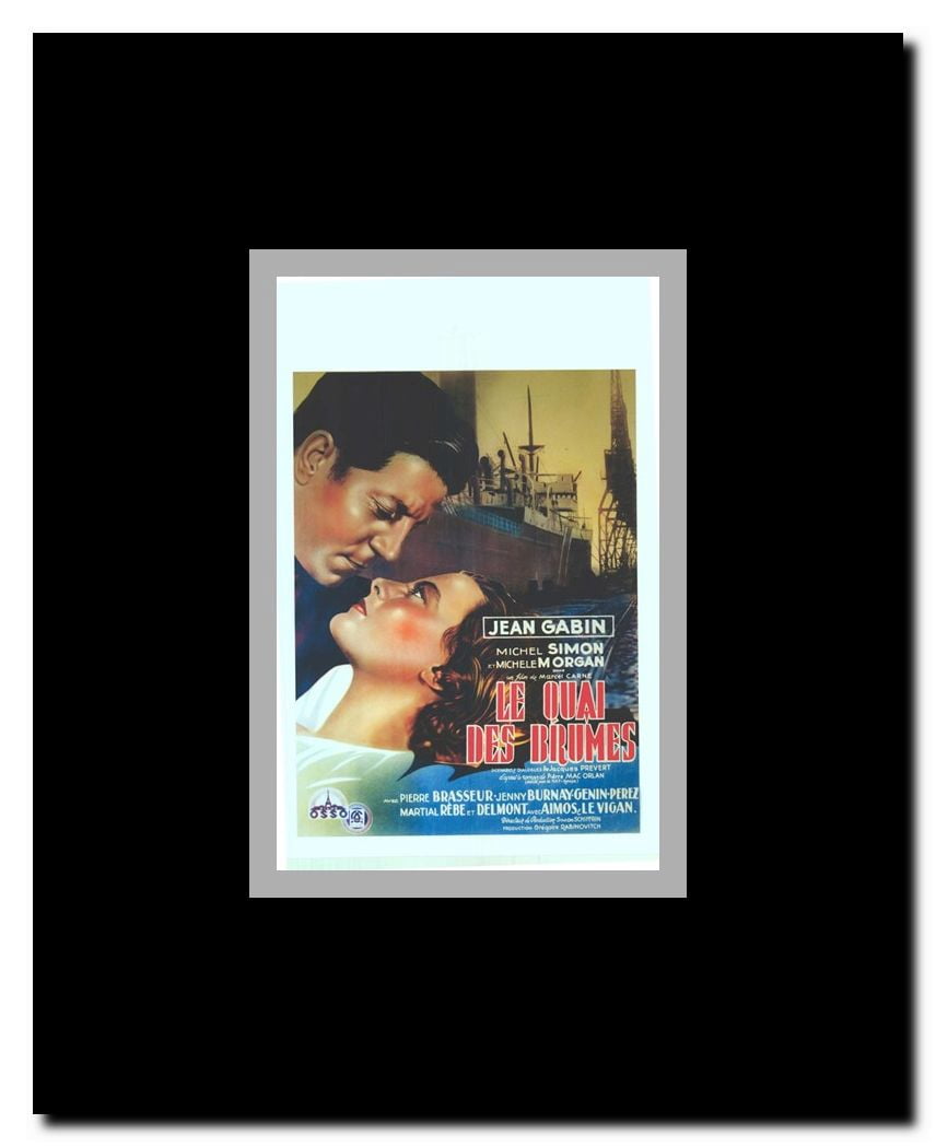 Port Of Shadows Framed Movie Poster