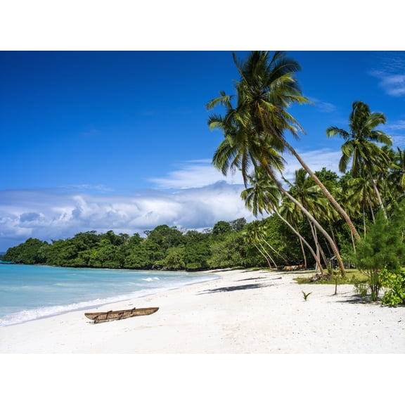 Port Resolution Santo Island Vanuatu Canvas Art - David Kirkland Design Pics (34 x 26)