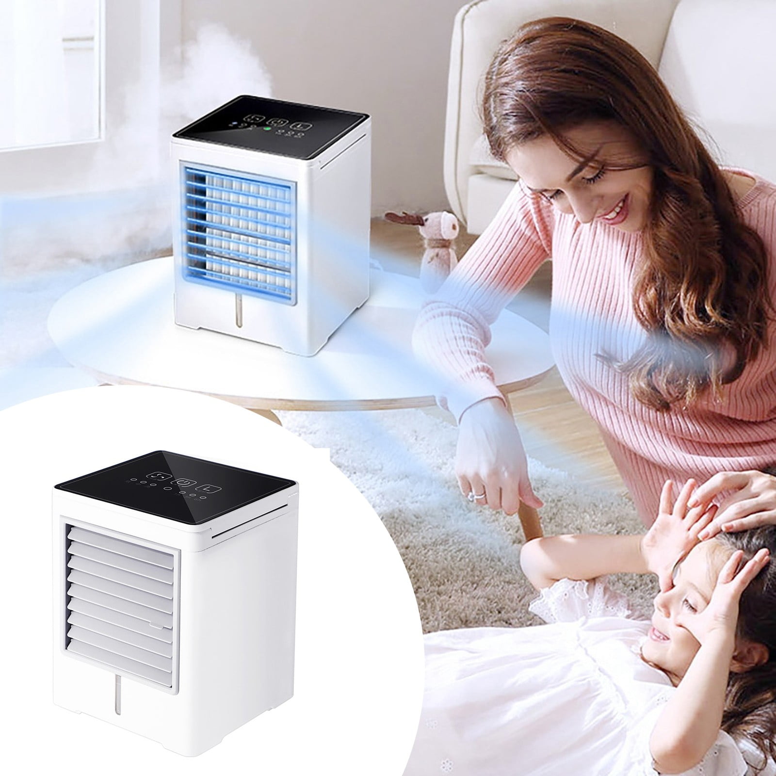 Port Room Portable Retro Floor Fans Dog Fans for outside Wind