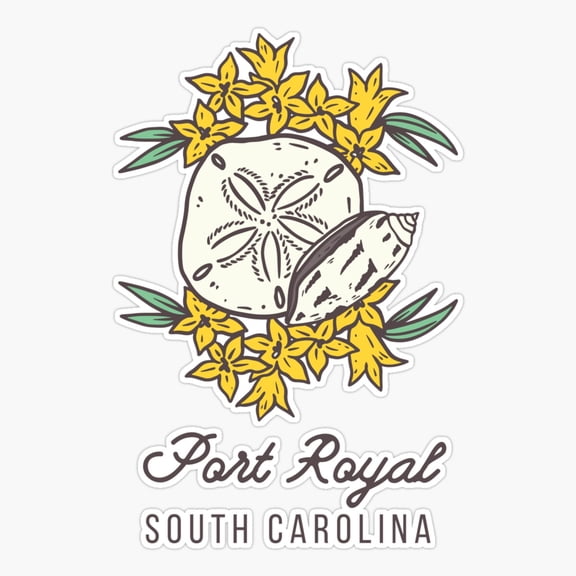 Port Royal South Carolina Travel Sticker