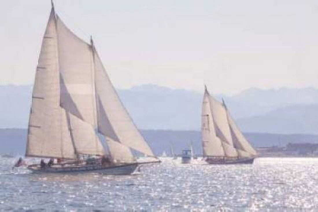 Port Townsend Boats II Canvas Art - Kathy Mahan (12 x 18)