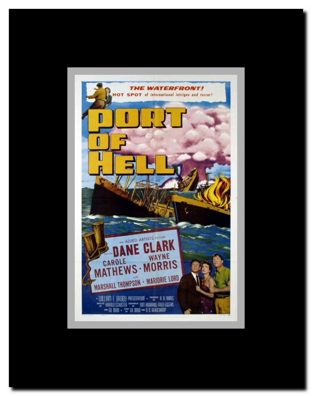 Port of Hell Framed Movie Poster