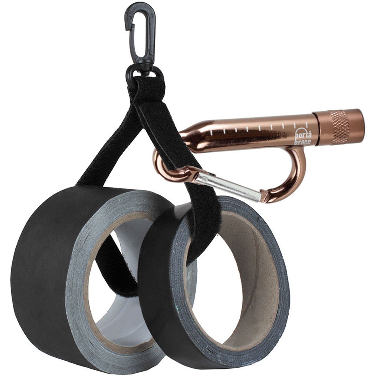 Porta Brace Piggin' String Gaffer Spooler with Carabiner/Flashlight and Tape