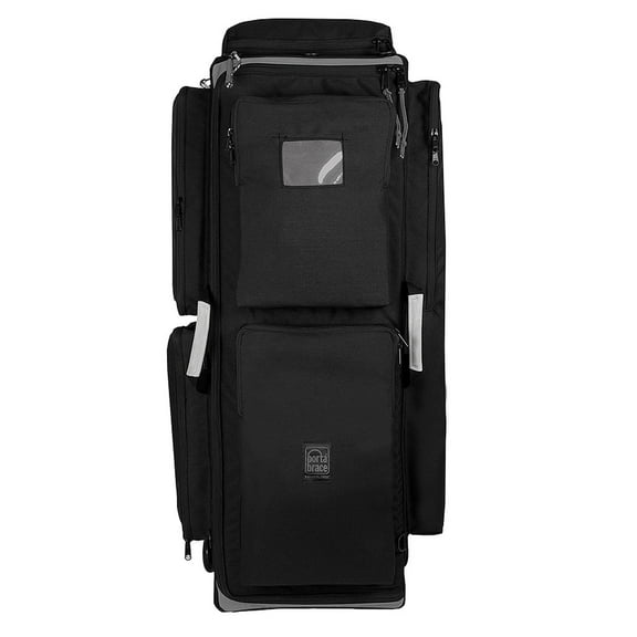 Porta Brace WPC-3OR Wheeled Production Case for Studio/Audio/Video & Film Equipment, Large, Black