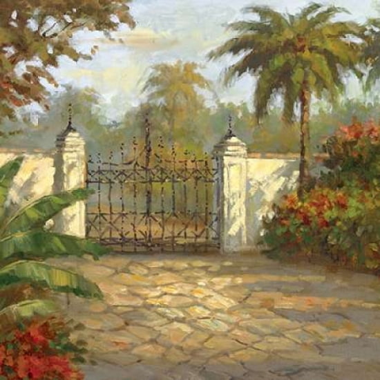Porta Celeste I - Square Crop Canvas Art - Bolo (24 x 24)