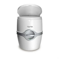 Thetford Porta Potti 565E Curve Portable Toilet with Integrated Toilet Paper Holder