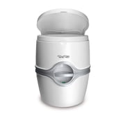 Thetford Porta Potti 565E Curve Portable Toilet with Integrated Toilet Paper Holder