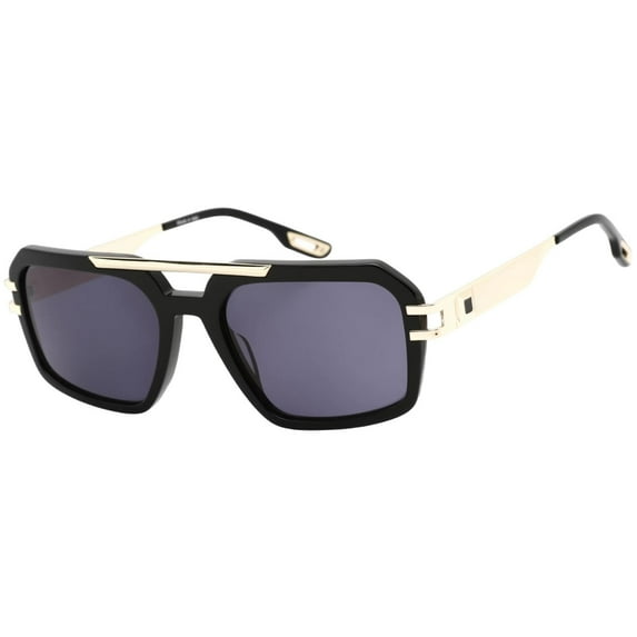Porta Romana PORTA ROMANA 550 Gold Men's Black and Gold Sunglasses