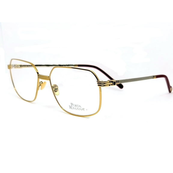 Porta Romana Vintage Collection Sunglasses Model 1005 Gold with Silver "Prescription Ready"