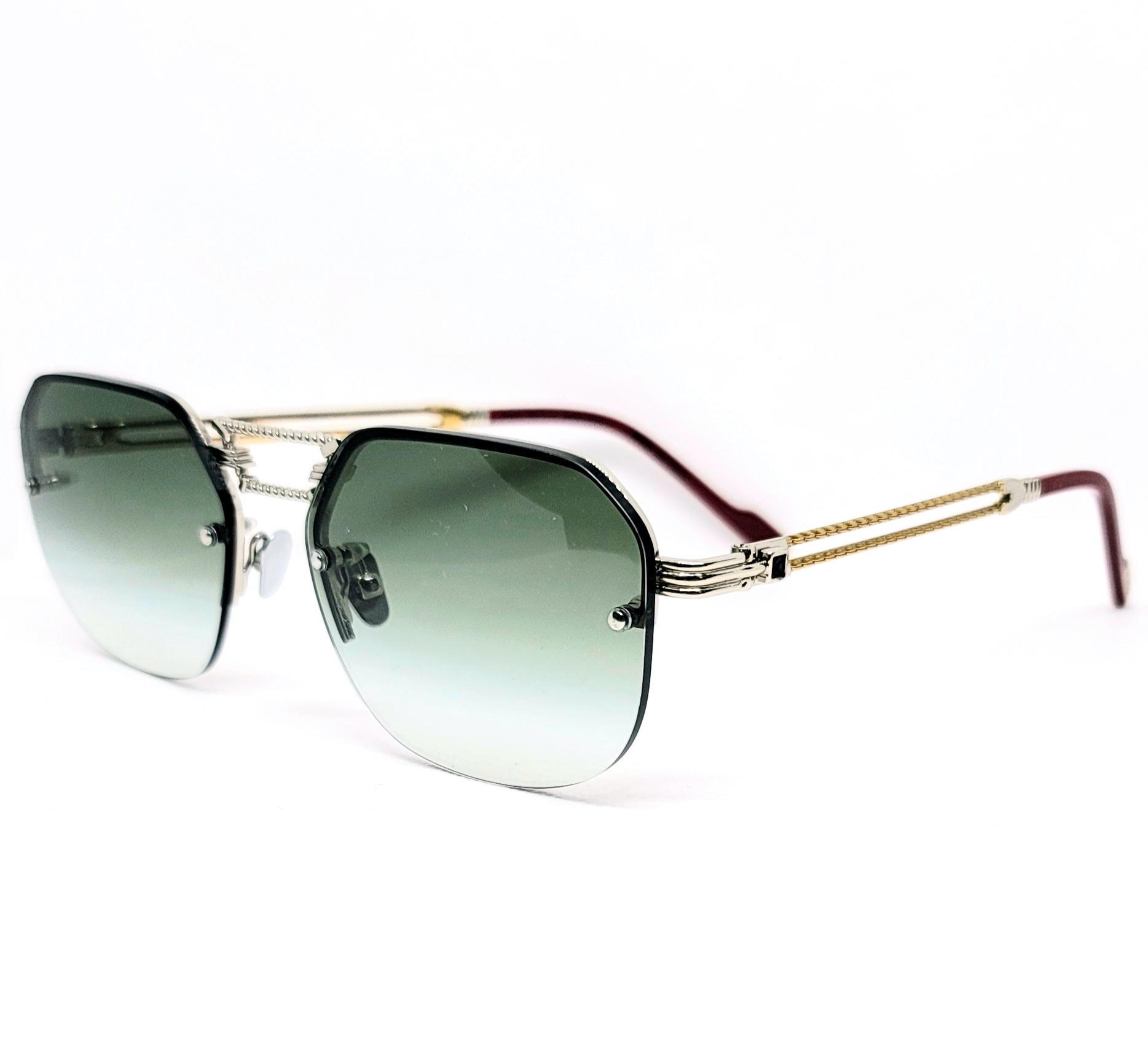 Porta Romana Sunglasses Model 10 with Green Lenses Amazon.com: Porta Romana Sunglasses main image 2