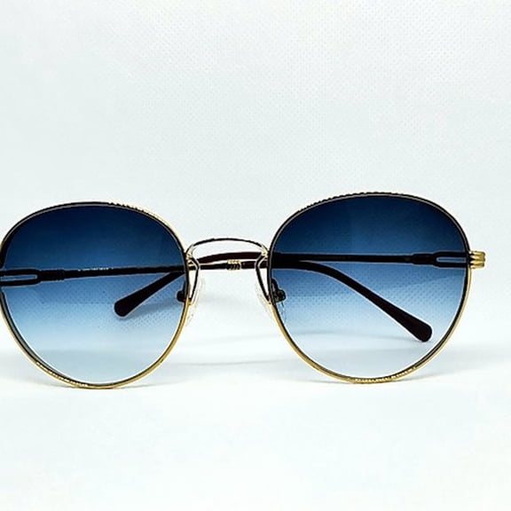 Porta Romana Vintage Italian Sunglasses Model 1250 (gold colored frame with blue lenses)