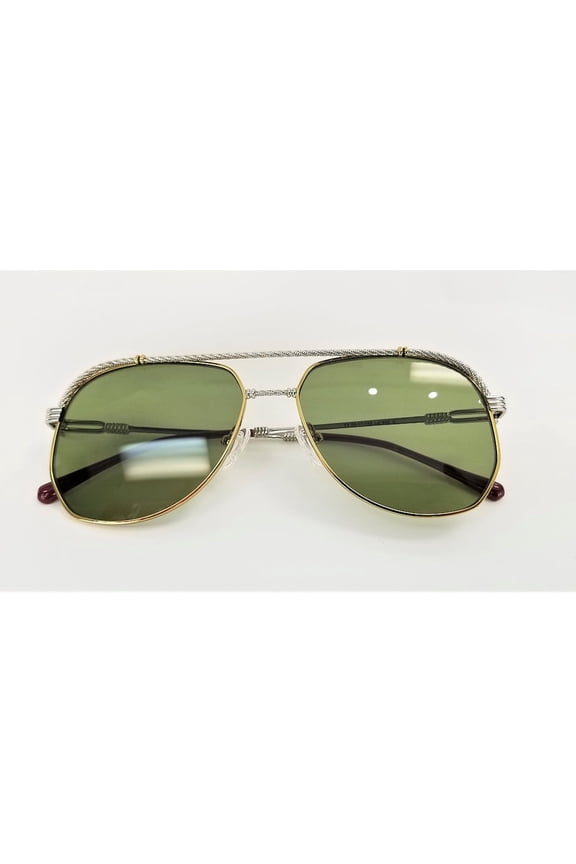 Vintage Sunglasses Model 1532 (Two Tone Green Lens)