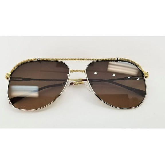 Porta Romana Vintage Sunglasses Model 1532 (Two Tone with Brown Lenses)