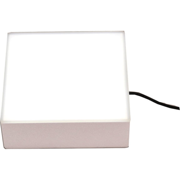 Porta Trace Gagne 6x6" LED ABS Plastic Light Box, White