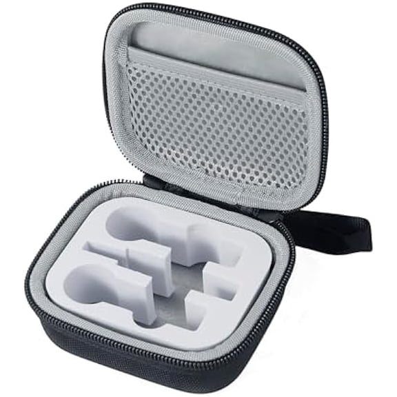 Portabe Wireless Microphone Case Lav Mic Bag Audio Gear Travel Case for PQRQP 3 in 1 Wireless Lavalier Microphones Lapel Mics Plug-Play Clip on Lapel Mic wireless lavalier microphone systems