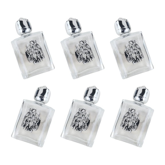 Portability Gold Holier Water Bottles With Secures seal Catholic Ceremony Essential Travel Devotional Practice Display