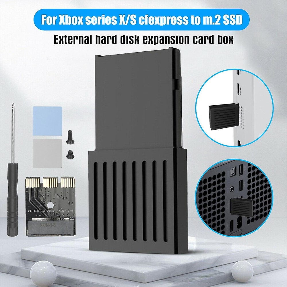 Portable External Solid-State Hard Drive Fit for Xbox Series X/S, External Host Hard Drive Conversion Box Expansion Card Box to Improve Performance