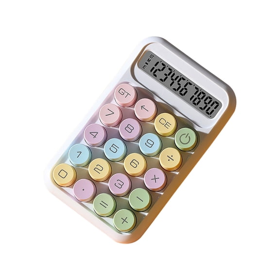Portable 10- Calculator Financial Office Computer for Middle School Students