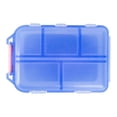 thumbnail image 1 of Portable 10 Compartment Case, Oimcto 2026 New Double Layer Detachable Travel Organizer, PP Container with Lids for Daily Use & Travel, Pill & Small Item Storage, Blue, 1 of 9