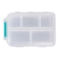 thumbnail image 1 of Portable 10 Compartment Case, Oimcto 2026 New Double Layer Detachable Travel Organizer, PP Container with Lids for Daily Use & Travel, Pill & Small Item Storage, White, 1 of 9