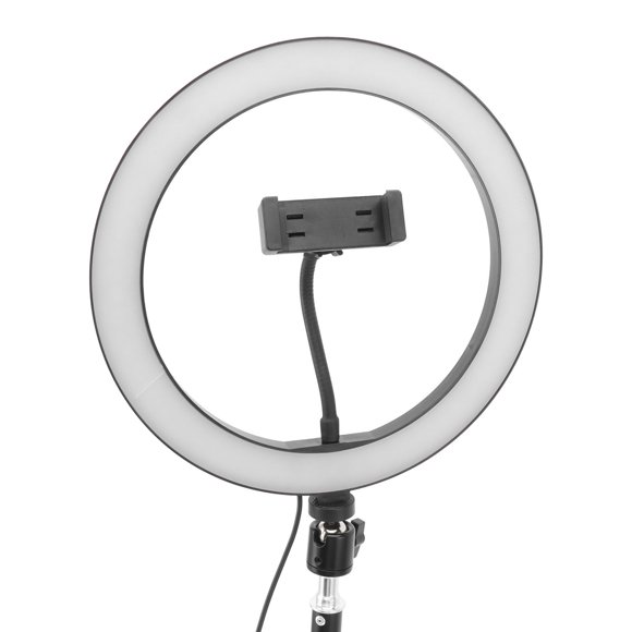 Portable 10" Selfie Light With Stand, Ideal For Zoom, Interviews Online Meetings