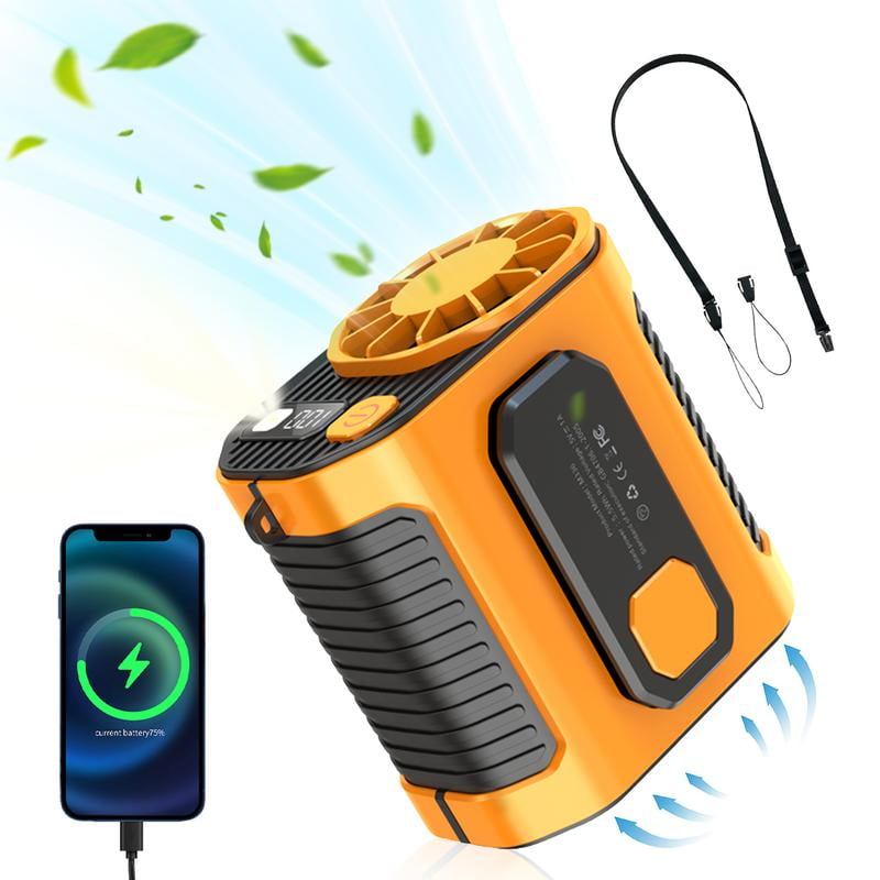 Portable 10000mAh Power Bank 1 Count 3 in 1 Outdoor Fan with Torch, 3 ...
