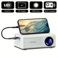 thumbnail image 1 of Portable 1080P Supported Movie Projector | LCD, Remote Control, Multi-Device Compatible | Compact HD Projector for Home Theater, 1 of 8