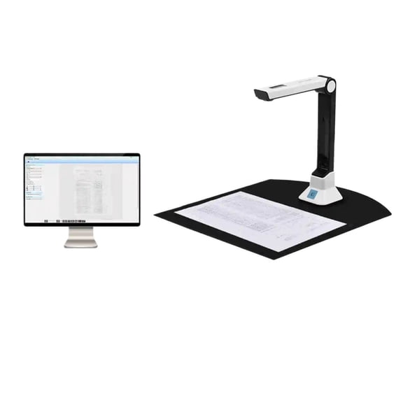 Portable 10MP High Definition Scanner  Capture Size A4 Document Camera for Card Passport File Documents