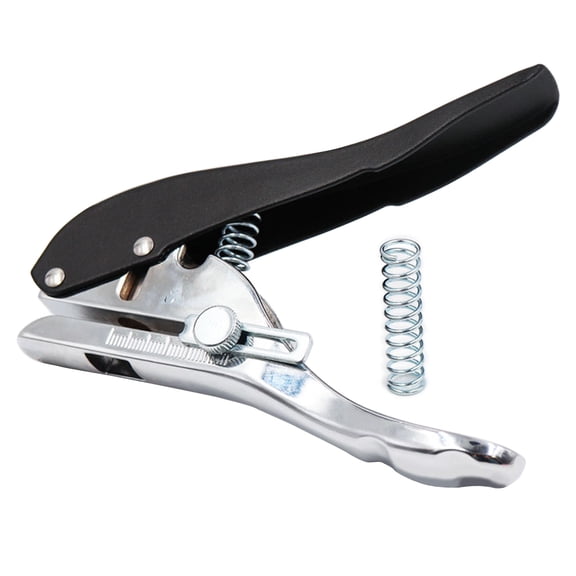 Portable 10mm Edges Banding Punching Pliers Handheld Round Single Hole Punches Hand Countersink Drill Punches Tool Enduring