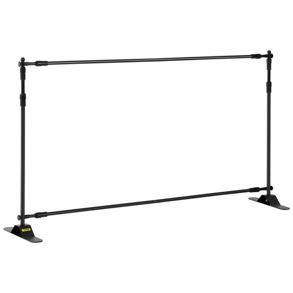 Portable 10x8 Ft Step and Repeat Backdrop Stand - Lightweight & Adjustable for Trade Show, Wedding, Photo Booth