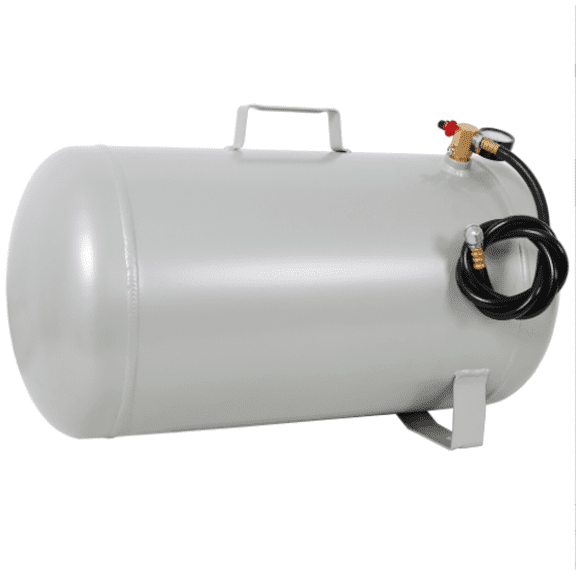 Portable 11 Gal Aluminum Air Tank with Hose & Safety Valve