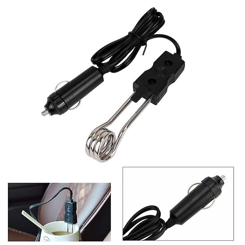 Portable 12/24V Car Drink Heater Auto Electric Immersion Safe Vehicel ...