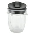 Portable 12OZ Replacement Cup Blender Cup Container with Lid Fit for
